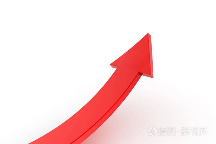 带白色背景的箭头 业务概念