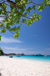 美丽的热带海滩，普吉岛，泰国
