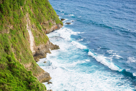 在海洋海岸岩石风景