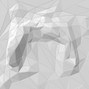 未来的背景与线条和抽象低聚, 多边形三角形马赛克背景的网页, 介绍和打印。垃圾表面。3d 渲染。逼真的3d 设计模板
