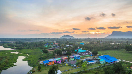 美丽的早晨，在 Prajuab 克勒克汗