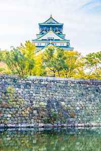 美丽的建筑大阪城堡