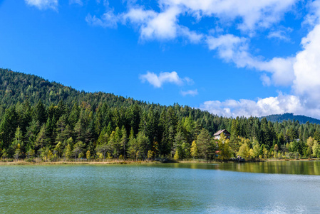 Wildsee 湖在泽费尔德, 奥地利欧洲