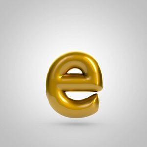 金卷字母 e