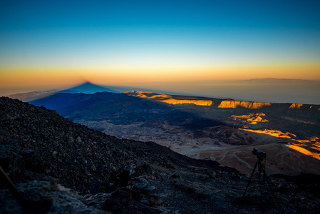 美丽的火山景观