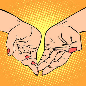 女性手心形状爱情浪漫情人节图片