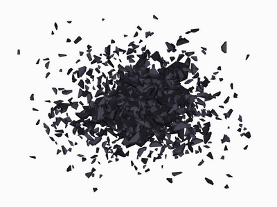 黑色大爆炸。抽象向量背景。Eps10