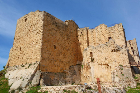 Ajloun 城堡位于约旦北部, 中东