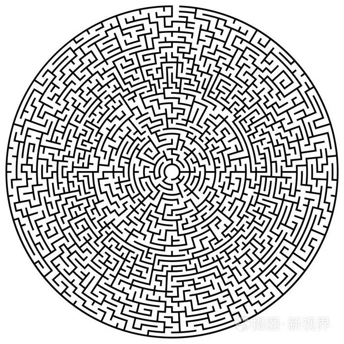 可解圆形的迷宫元素