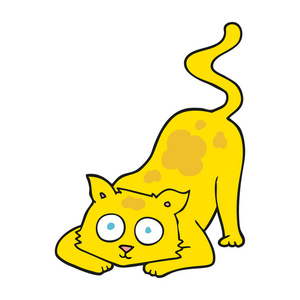 手绘卡通猫图片