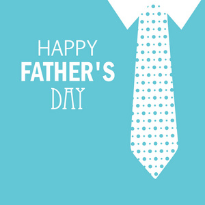 创意设计与一套领带和时尚文本为快乐的父亲节
