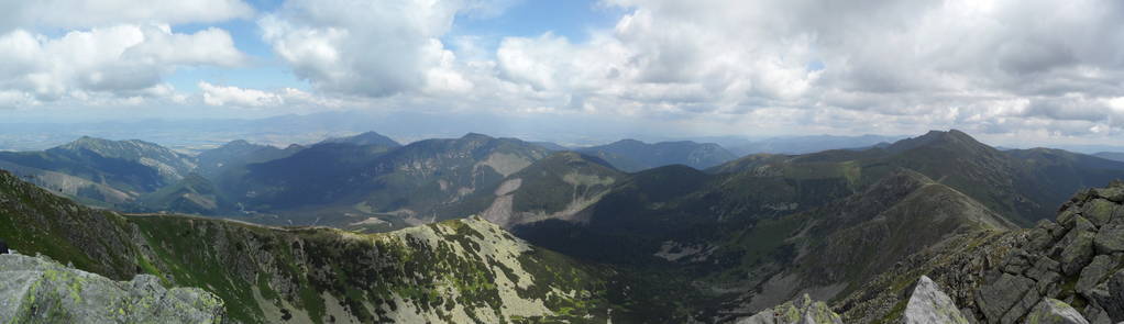 查看从 Chopok，低上塔特拉山，斯洛伐克