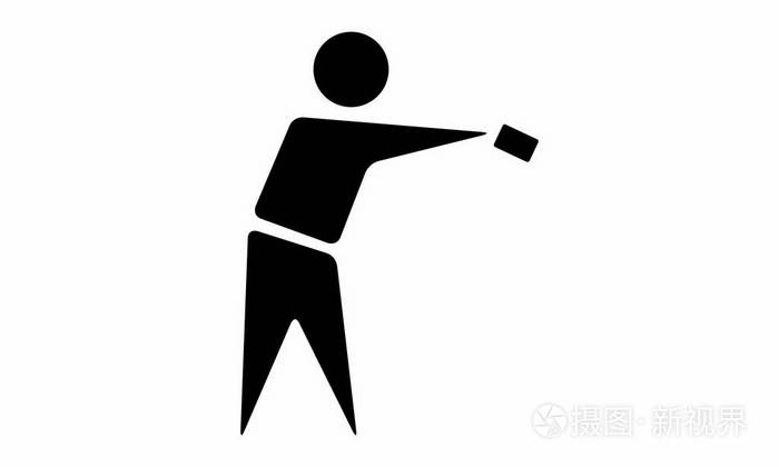 象形文字卡回报回报移交转让移交归还岗位运送处置释放对象图标符号
