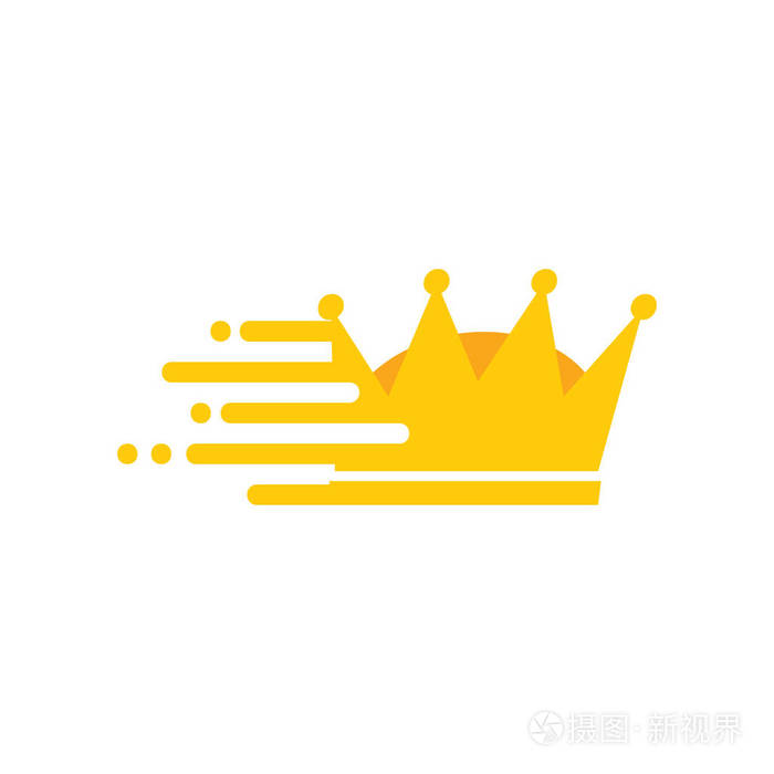 国王速度标志图标设计