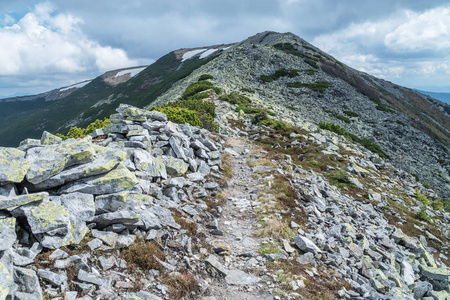 在山顶