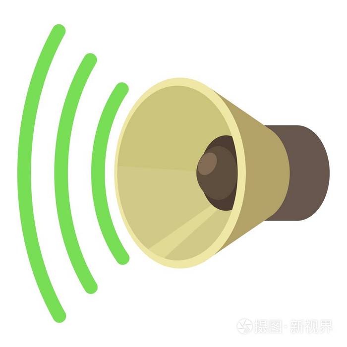 图标上的声音, 卡通风格