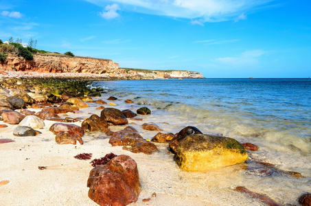 葡萄牙海滩风景。