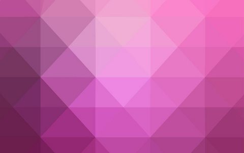 浅粉色矢量抽象多边形背景。具有渐变的折纸风格的创造性几何插图。手机背景模板