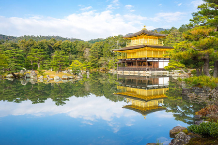 金阁寺 金阁 在京都，日本