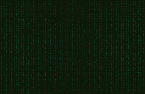 绿色的十六进制计算机代码。抽象矩阵背景。黑客攻击。生成的计算机代码概念