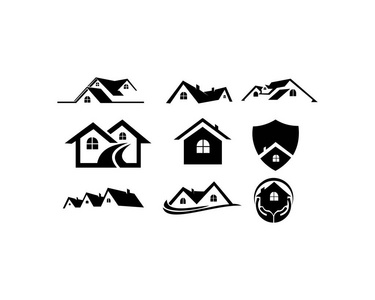 房屋房地产住宅建筑标志图片