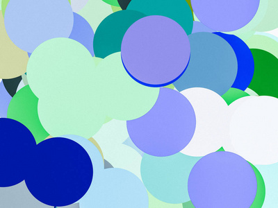 纹理抽象的简约绿色蓝色插图与圈子有用作为背景