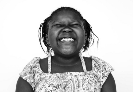 非洲人后裔的孩子女孩图片