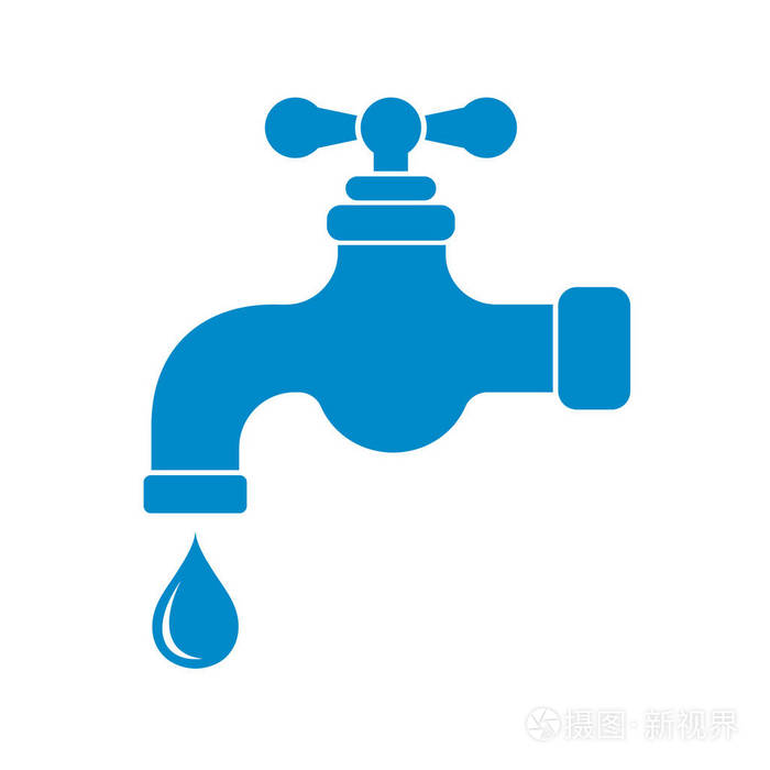 水龙头图标矢量图案