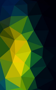 暗蓝色 绿色的多边形设计模式，三角形和梯度的折纸样式组成的
