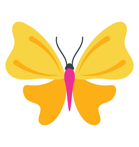 一个图标, 显示蝴蝶在它的模式像萤火虫, 设计提供萤火虫蝴蝶图标