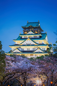 大阪，日本在大阪城堡