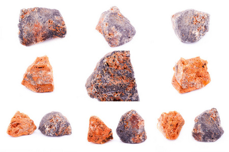 石矿物闪锌矿的集合
