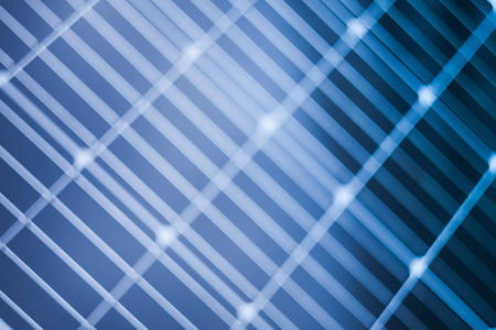 太阳能电池板图像的抽象技术模糊