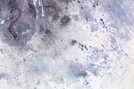 结构模糊 污迹斑斑的抽象绘画。在画布上绘画