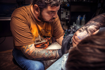 Tattooer 构成的纹身工作室