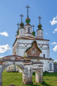 俄罗斯大诺夫 Ustyug Dymkovo Sloboda 塞萨洛尼基的萨洛尼教堂