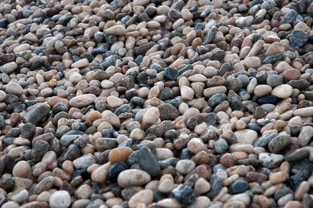 小圆的海石头, 鹅卵石, 质地