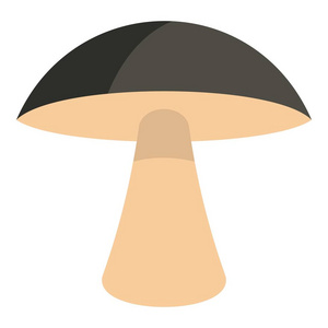 孤立的桦木蘑菇图标