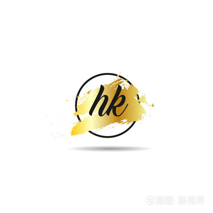 首字母香港徽标模板设计