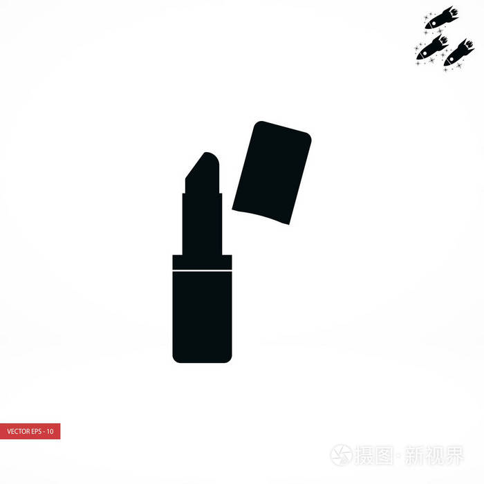口红矢量图标