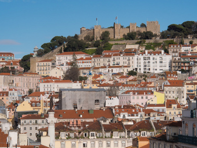 骚 Jorge 城堡，里斯本葡萄牙