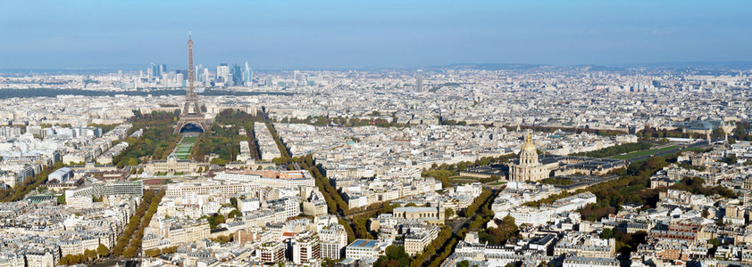 巴黎的全景视图