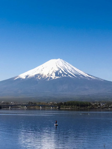 河口湖湖山梨日本富士山