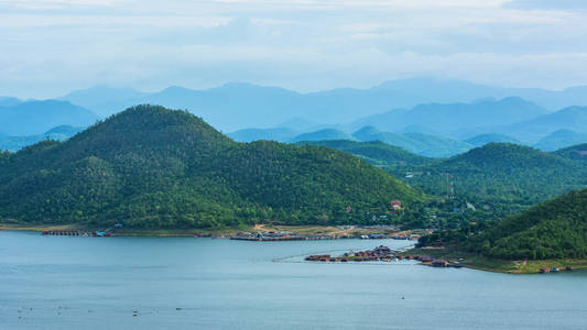 美丽风景的山