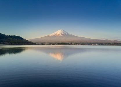 河口湖湖山梨日本富士山