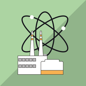 核电站设计 工业和工厂概念