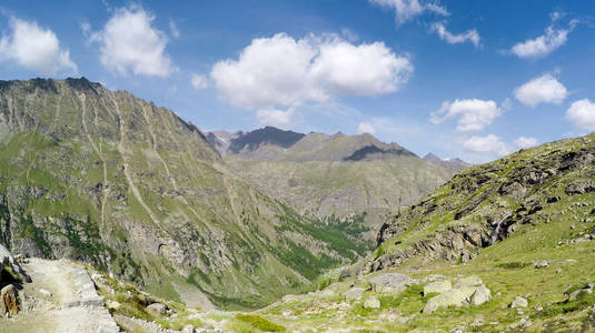 意大利帕尔科大天堂山脉全景