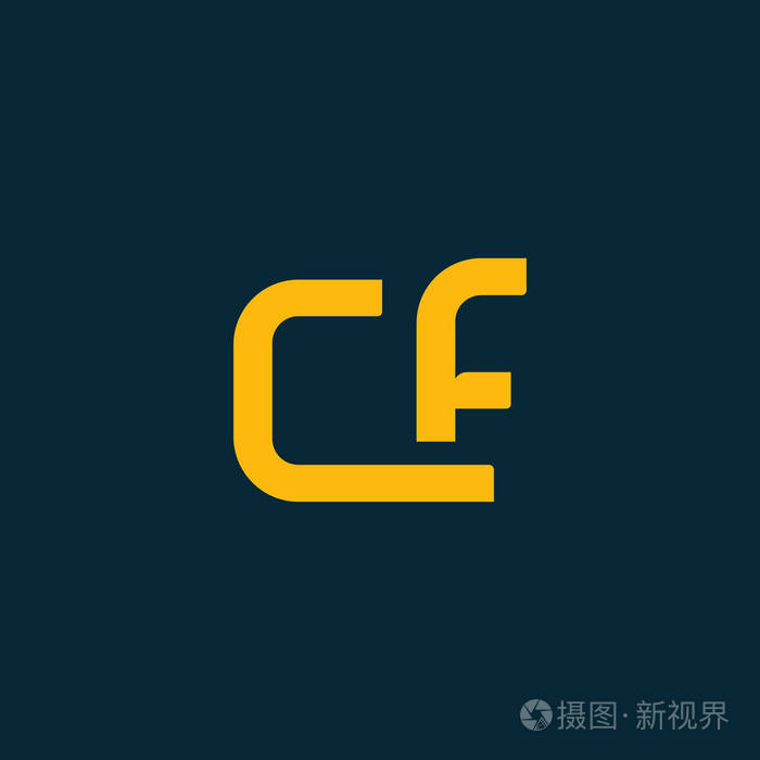 用字母 cf 连接的标志