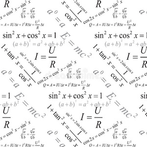 三角学代数物理公式无缝模式图片