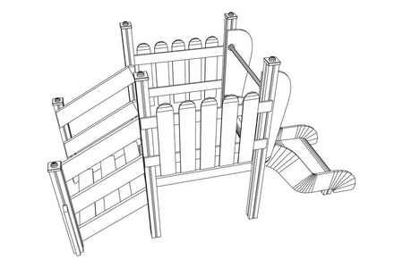 操场滑动线框